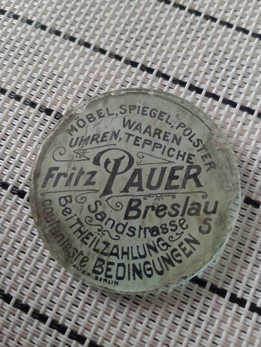 Fritz Pauer Breslau reklama do lusterka