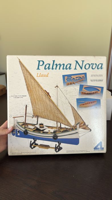 Kit de modelismo naval em madeira