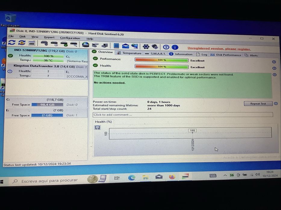Disco SSD M.2  128GB