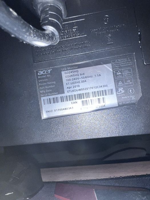 Montior acer GD245HQ bid