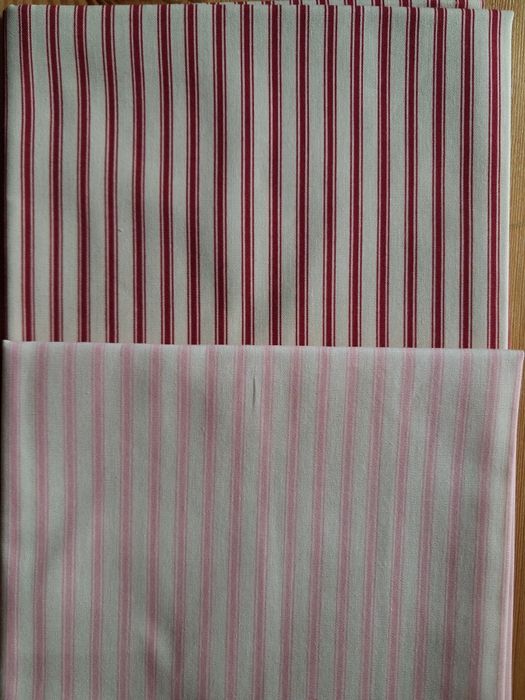 materiał bawełna prążki 51x55cm