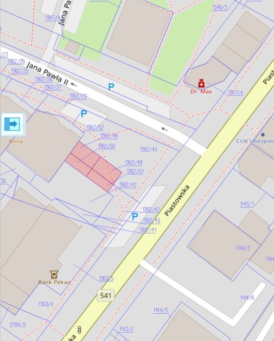 Działka budowlana w centrum Sierpca