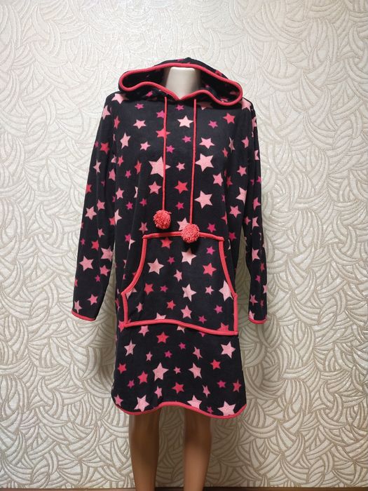 Ночнушка-халат теплый махровый