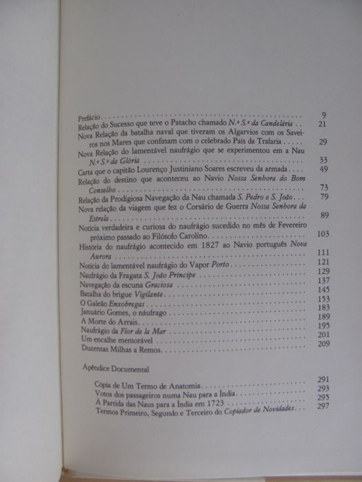 Naufrágios, Viagens, Fantasias & Batalhas de João Palma-Ferreira