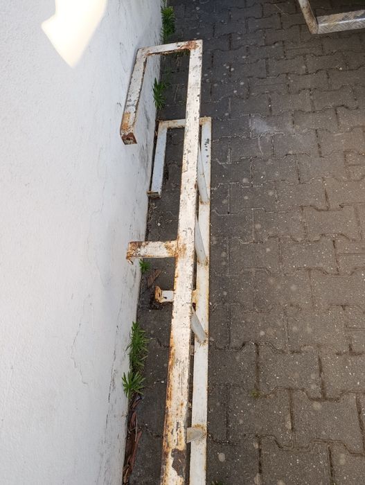 Escada de ferro exterior