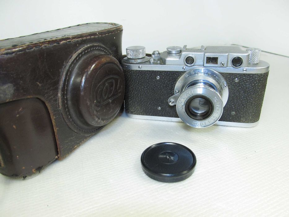 Фотоаппарат ФЭД НКВД. Футляр. Крышка. 1939 год. Рабочий.
