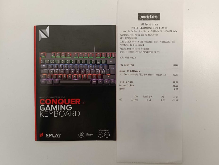 Teclaco Retro Iluminado N Play *Promoção de Verão -25%*