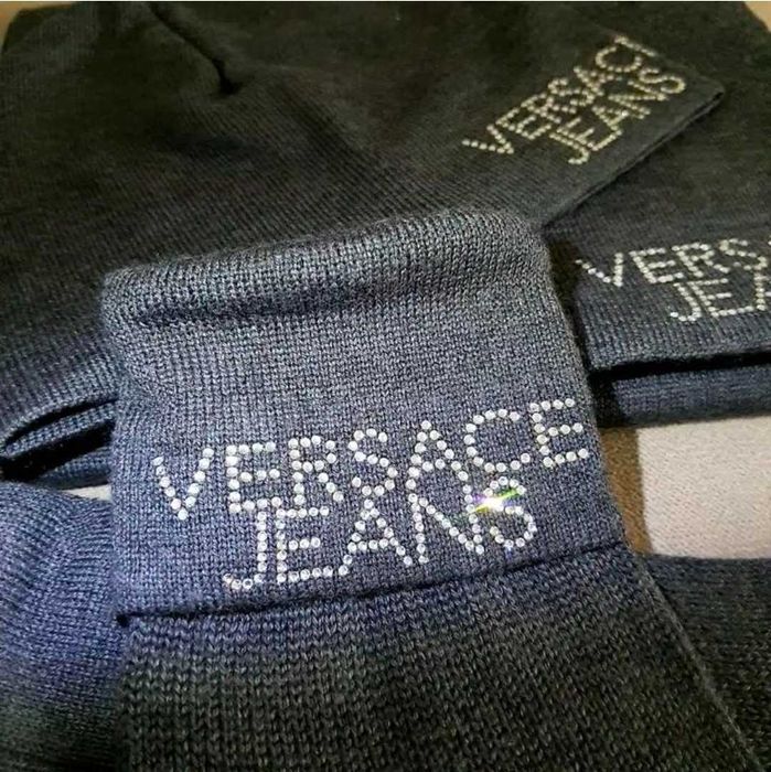 Набор Versace шапка шарф перчатки