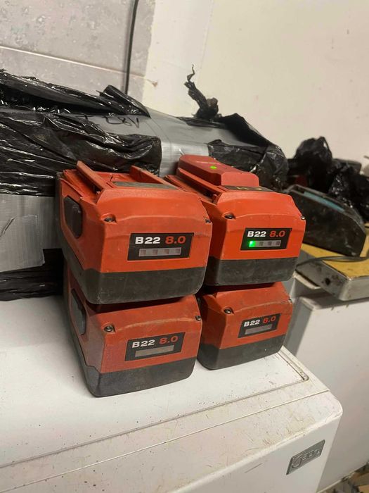 4x Akumulator HILTI 8,0 ah B22
