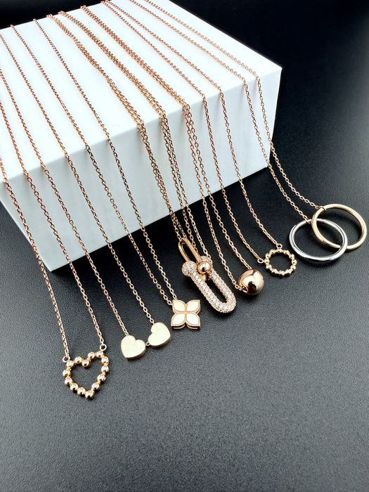 Золоте кольє нове