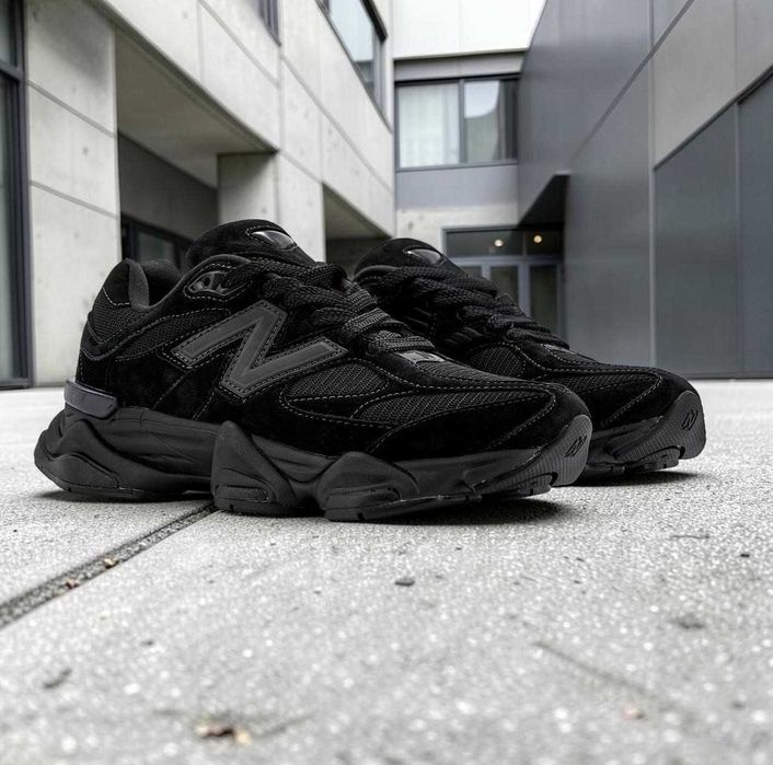 (БЕЗ ПЕРЕДОПЛАТИ) 36 - 40 New Balance 9060 Triple Black Black Нью Беланс 9060