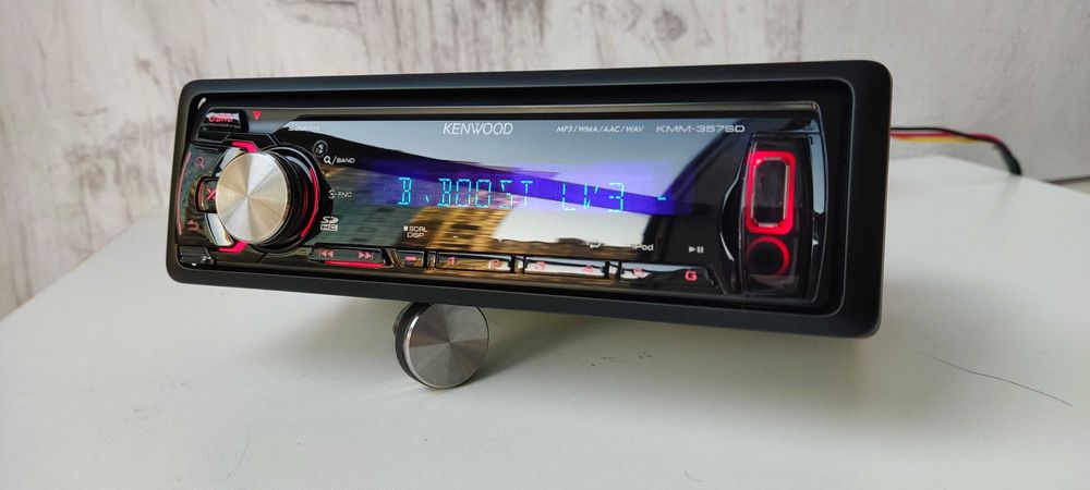 Kenwood KMM-357SD с Bluetooth RGB MOSFET 4x50 магнитола - оригинал!