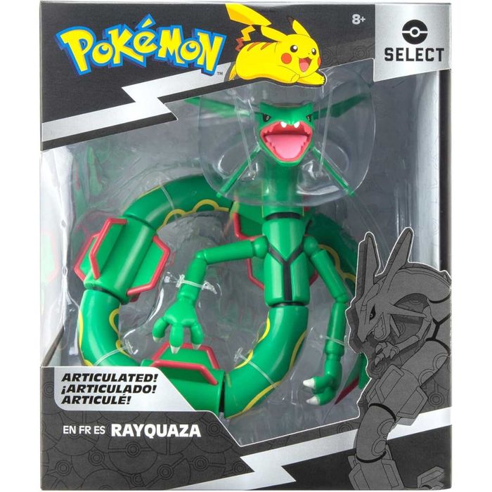 ポケモン セレクト レックウザ フィギュア 新品 Rayquaza 可 h0OA Pokémon PKW2410-15 cm Select Figure - Rayquaza, oficjalna