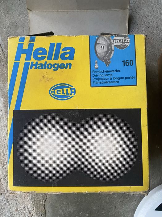 Farol Longo Alcance Hella Halogen 160 Novo Caixa Original