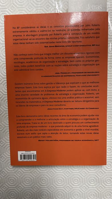 Livro “A empresa moderna”