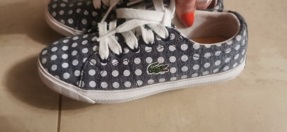 Trampki lacoste dla chłopca jak i dziewczynki 30,5  30,5