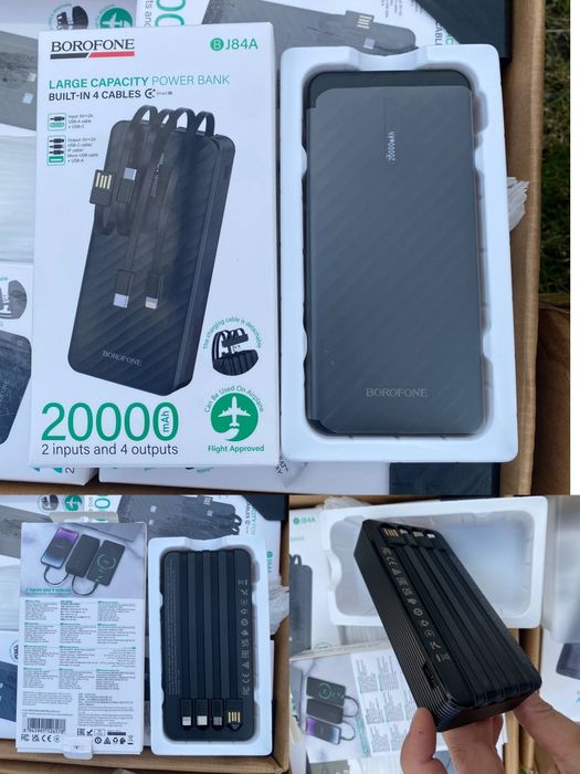 Є ОПТ.Повербанк(power bank) BOROFONE BJ84A 20000мАг для ЗСУ/при відключеннях світла