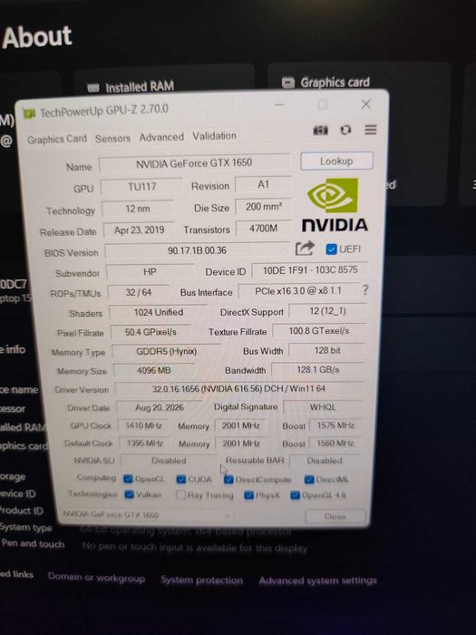 HP OMEN 15 Gaming – GTX 1650 4GB | 24GB RAM | 512GB SSD