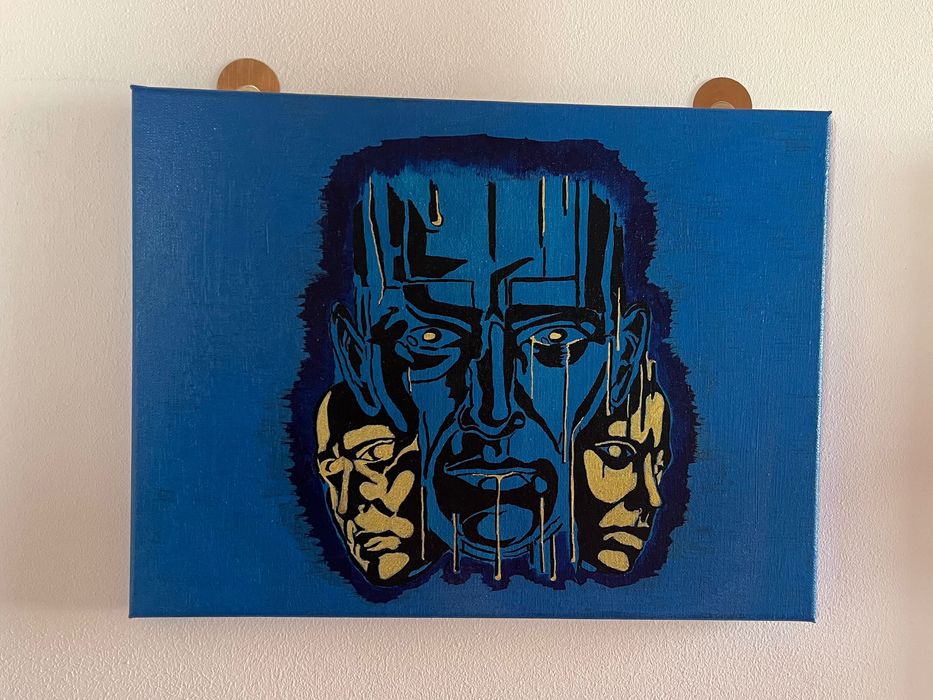 Quadro feito à mão - Arte Gráfica64730026326659120