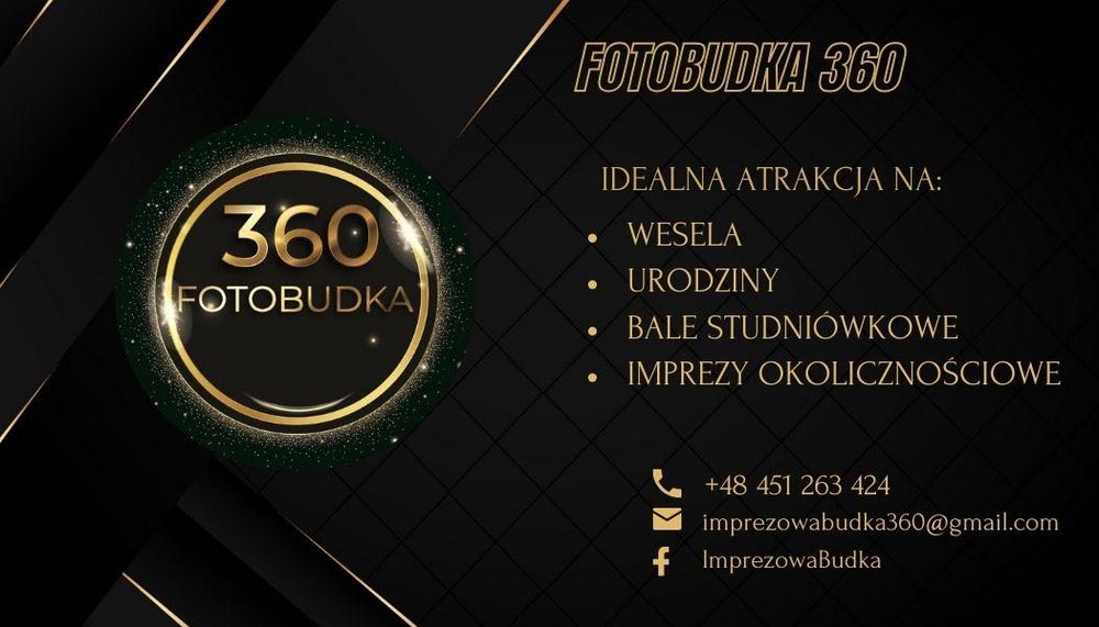 Fotobudka 360 HIT!!! 18-stki, Wesela, Urodziny, Eventy, Studniówki!!!