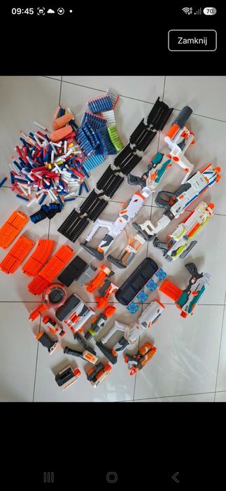 Pistolety, karabiny nerf
