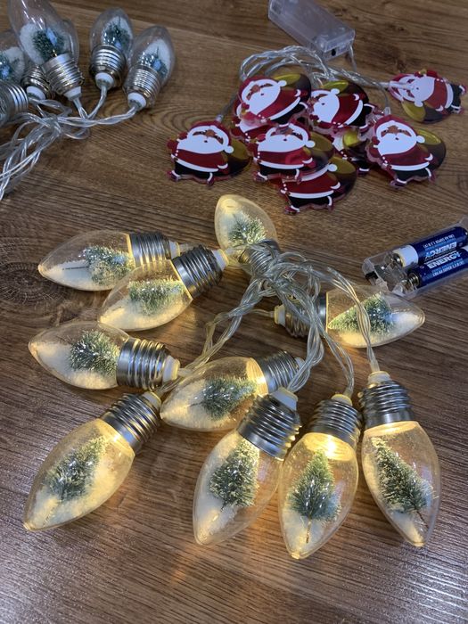 Новорічний декор світлодіодна гірлянда ялинка