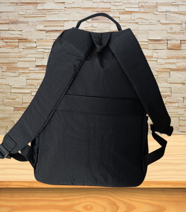 Pojemny plecak miejski damski CLOTH BAG czarny z kreszu,22-23L