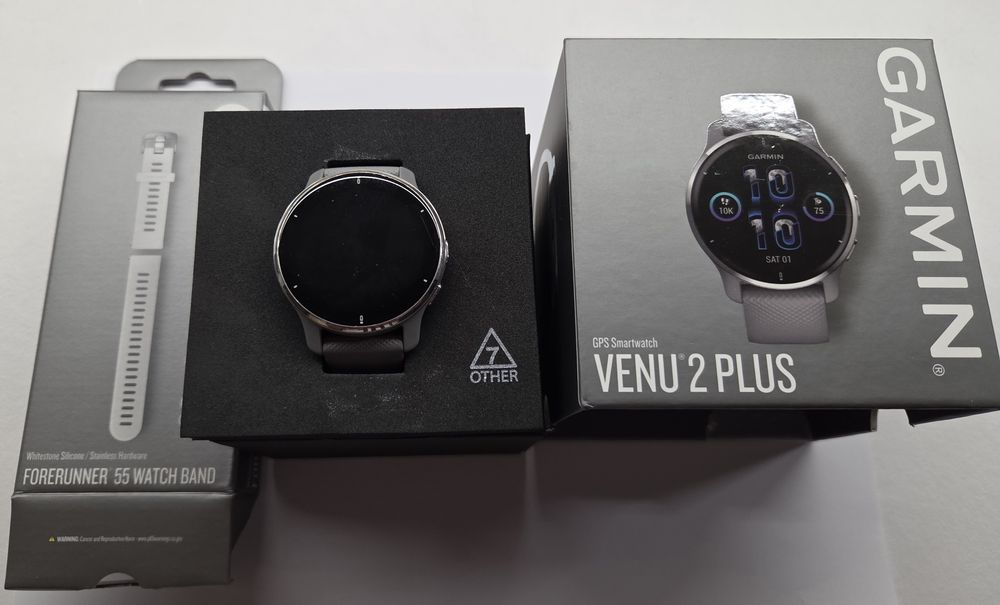 Garmin Venu 2 plus z dodatkowym paskiem