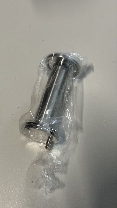 Puxador de porta inox com óculo