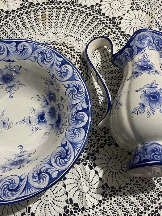 Jarra grande com prato - VALART 165 - peça de coleção