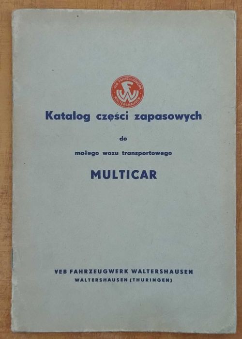 Katalog części Multicar