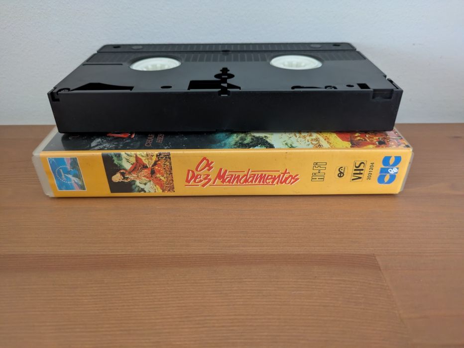 VHS " Os Dez Mandamentos " 1956 (Opt. Estado)