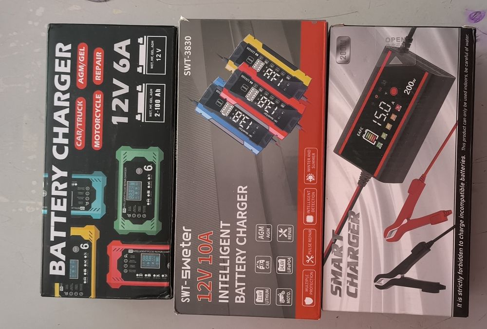 Зарядний пристрій імпульсний 6А, 10А, 15А AGM,GEL,LIFePO4