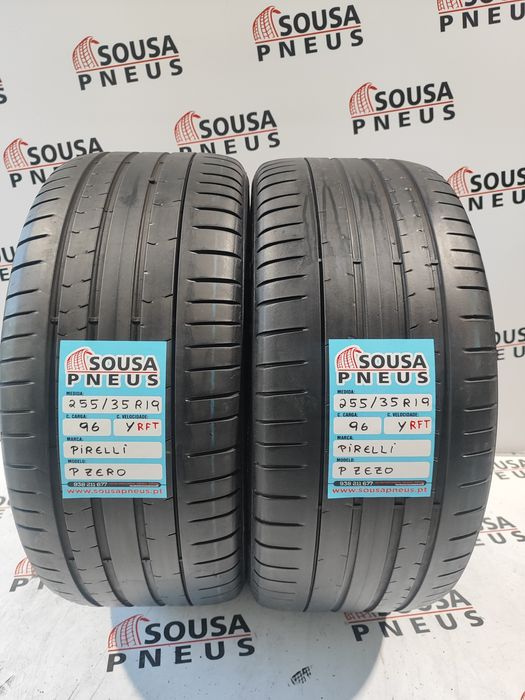 2 pneus semi novos 255-35R19 Pirelli RFT - Oferta dos Portes