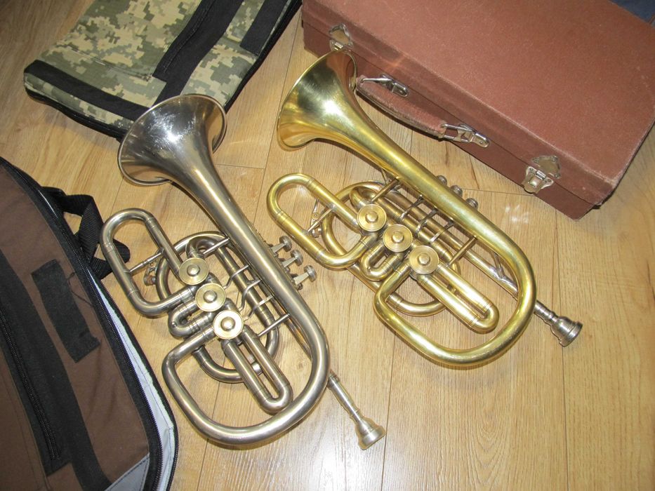 Корнет Вентильная Духовая труба Футляр Мундштук