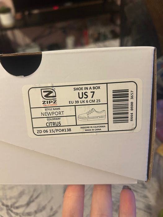 Ténis ZIPZ Citrus NOVOS