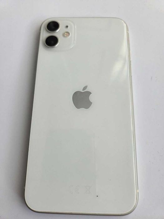 iPhone 11 biały 64GB bateria 85% - lekko uszkodzony ekran