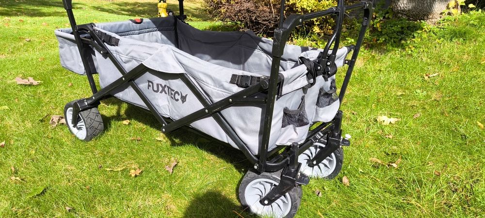 Wózek transportowo-plażowy marki FUXTEC. Oryginał