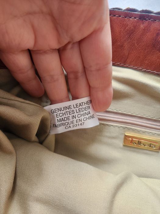Кожаная сумка Talbots
