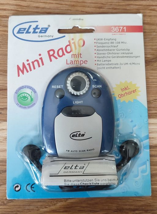 Elta Mini Radio 3671 Nowe w oryginalnym opakowaniu