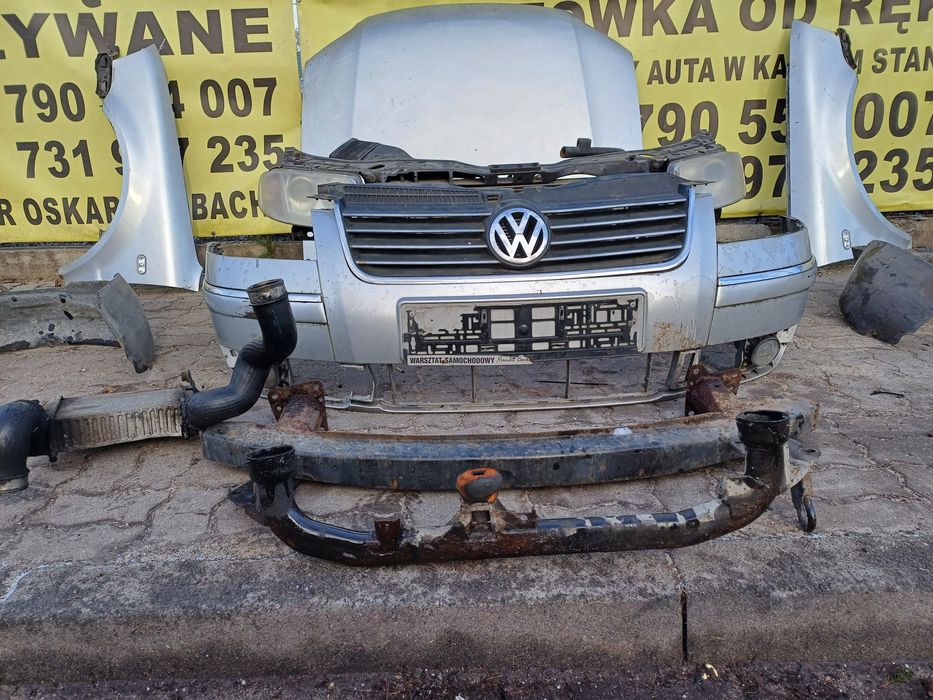 Vw volkswagen Passat b5 lift maska zderzak błotnik grill