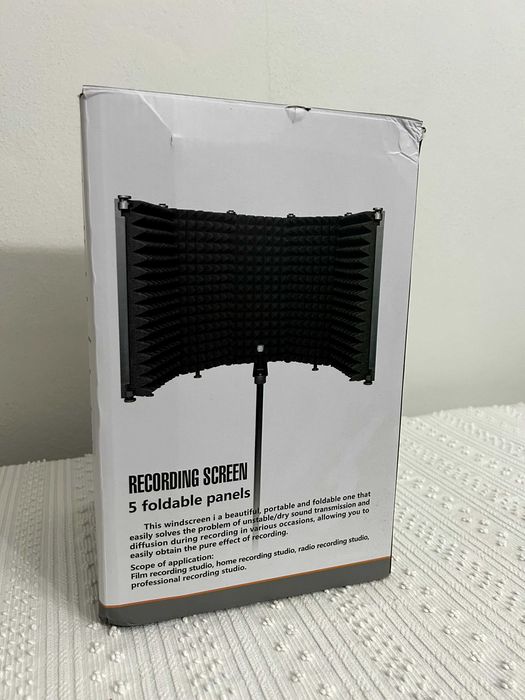 Protector para gravação com microfone - Recording Screen 5 panels