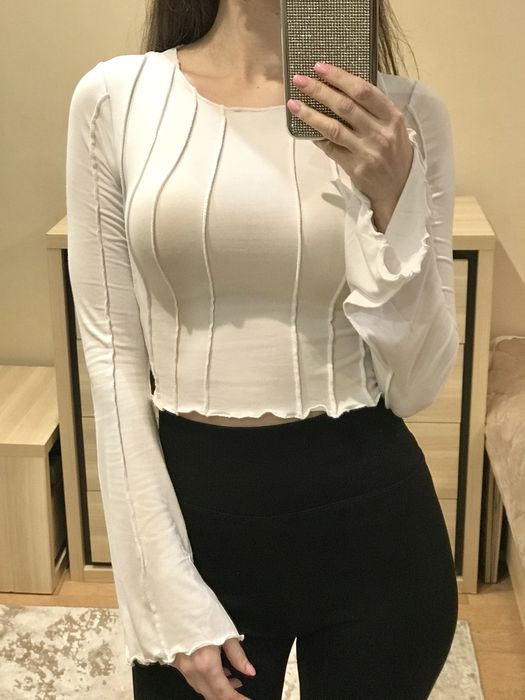 Біла кофтина / блузка
