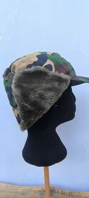 Boné forrado camuflado