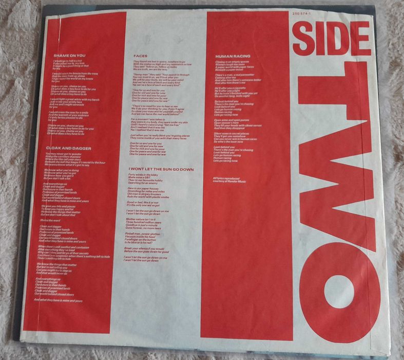 NIK KERSHAW - Human Racing Winyl / LP używany.