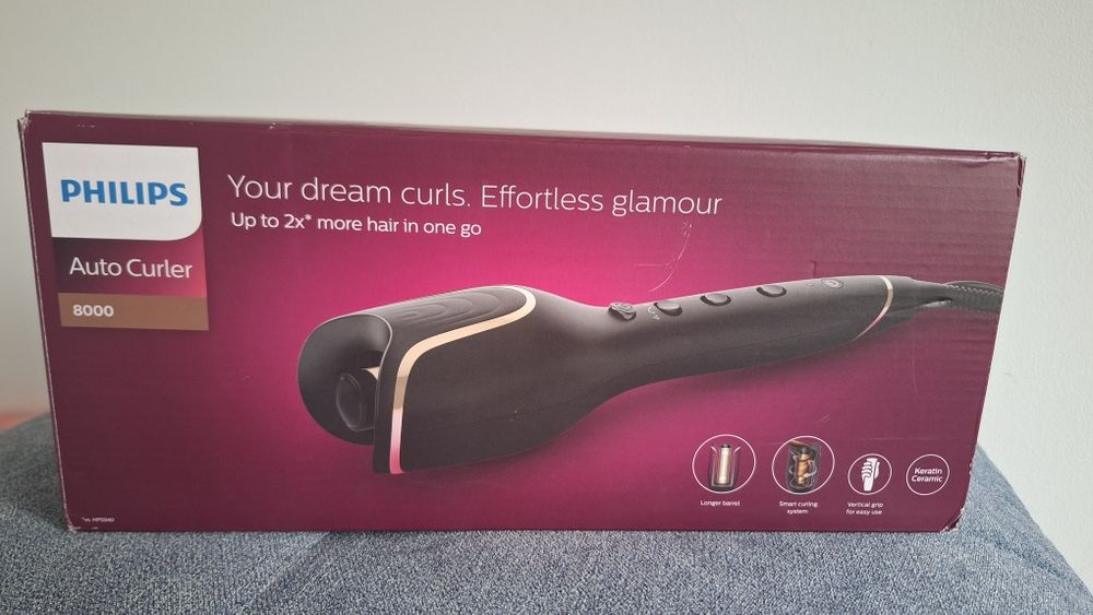 Lokówka Philips Auto Curler 8000 czarna