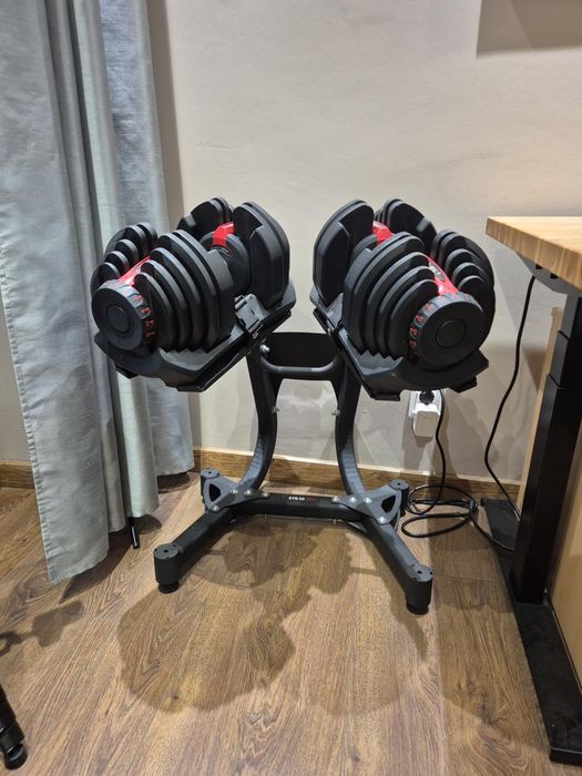 Hantle regulowane HMS ze stojakiem 40kg