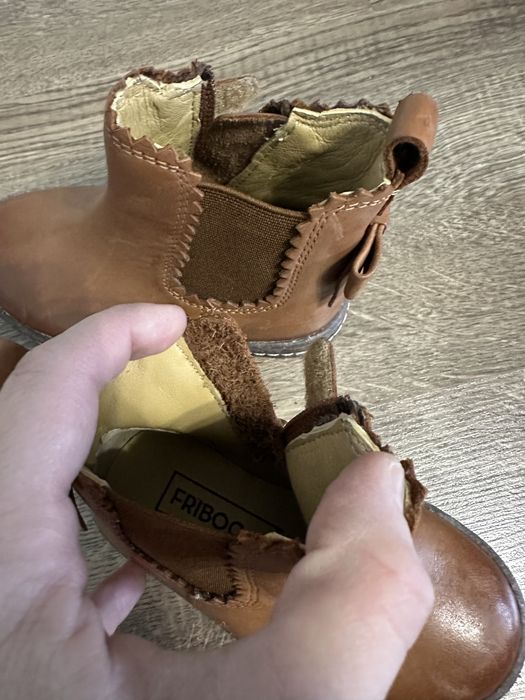 Шкіряні черевички демі Friboo 22