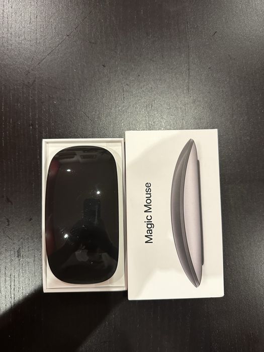 Apple Magic Mouse preto – como novo, caixa completa