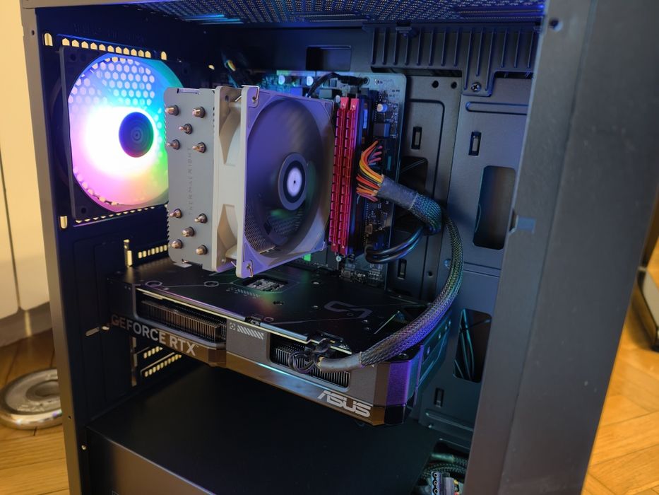 RTX4070 AMD Ryzen 5600 16GB RAM 1TB SSD WIN 11 komputer gamingowy